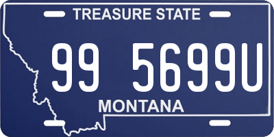 MT license plate 995699U