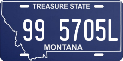 MT license plate 995705L