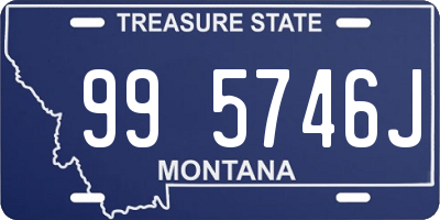 MT license plate 995746J