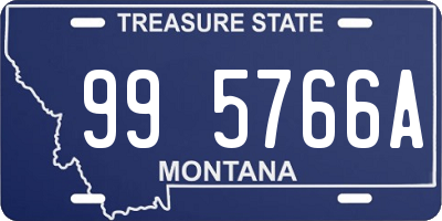 MT license plate 995766A