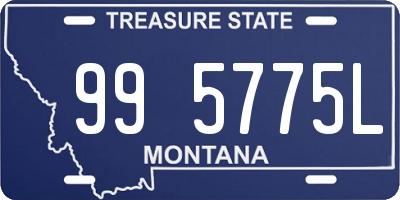 MT license plate 995775L