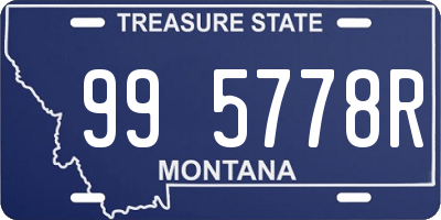 MT license plate 995778R