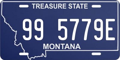 MT license plate 995779E