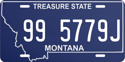 MT license plate 995779J