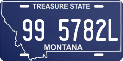 MT license plate 995782L