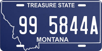 MT license plate 995844A