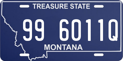 MT license plate 996011Q