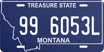 MT license plate 996053L