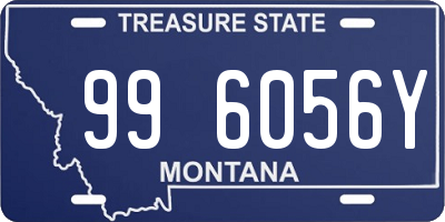 MT license plate 996056Y