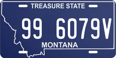 MT license plate 996079V