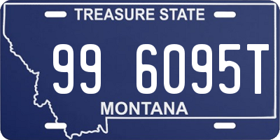 MT license plate 996095T