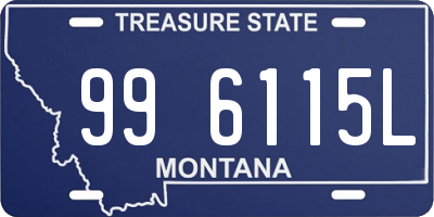 MT license plate 996115L