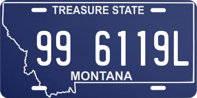 MT license plate 996119L