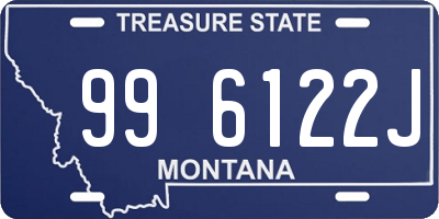 MT license plate 996122J