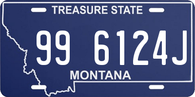 MT license plate 996124J