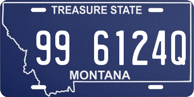 MT license plate 996124Q