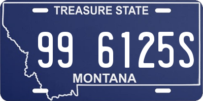 MT license plate 996125S