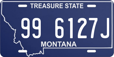 MT license plate 996127J