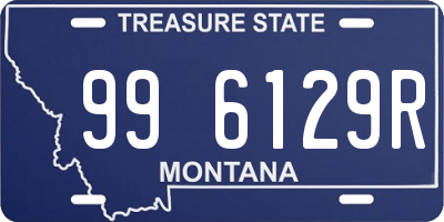 MT license plate 996129R