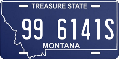 MT license plate 996141S