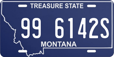 MT license plate 996142S