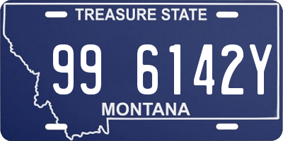 MT license plate 996142Y