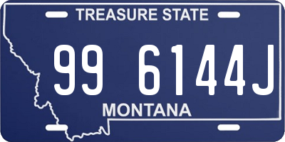 MT license plate 996144J