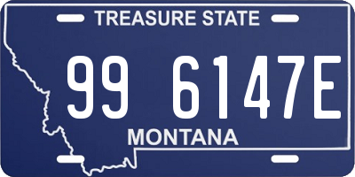 MT license plate 996147E