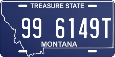 MT license plate 996149T