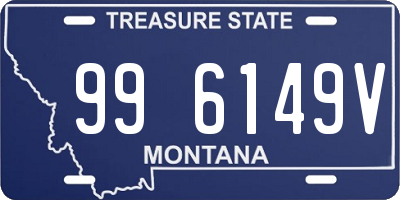 MT license plate 996149V