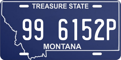 MT license plate 996152P