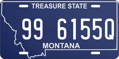 MT license plate 996155Q