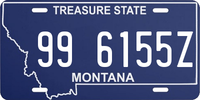 MT license plate 996155Z