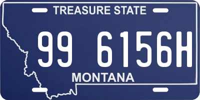 MT license plate 996156H