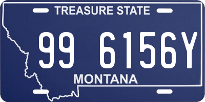 MT license plate 996156Y