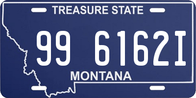 MT license plate 996162I