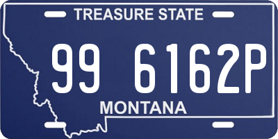 MT license plate 996162P