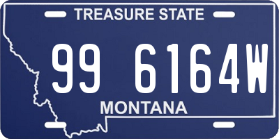 MT license plate 996164W