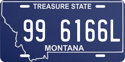 MT license plate 996166L