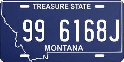 MT license plate 996168J