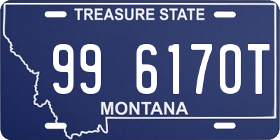 MT license plate 996170T