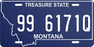 MT license plate 996171Q