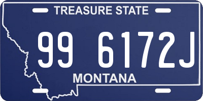 MT license plate 996172J