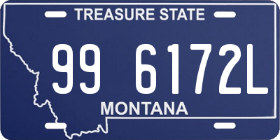 MT license plate 996172L