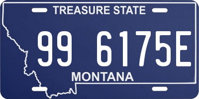 MT license plate 996175E