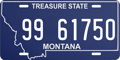 MT license plate 996175O