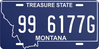 MT license plate 996177G