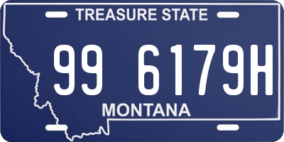 MT license plate 996179H