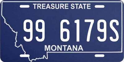 MT license plate 996179S