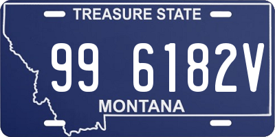 MT license plate 996182V